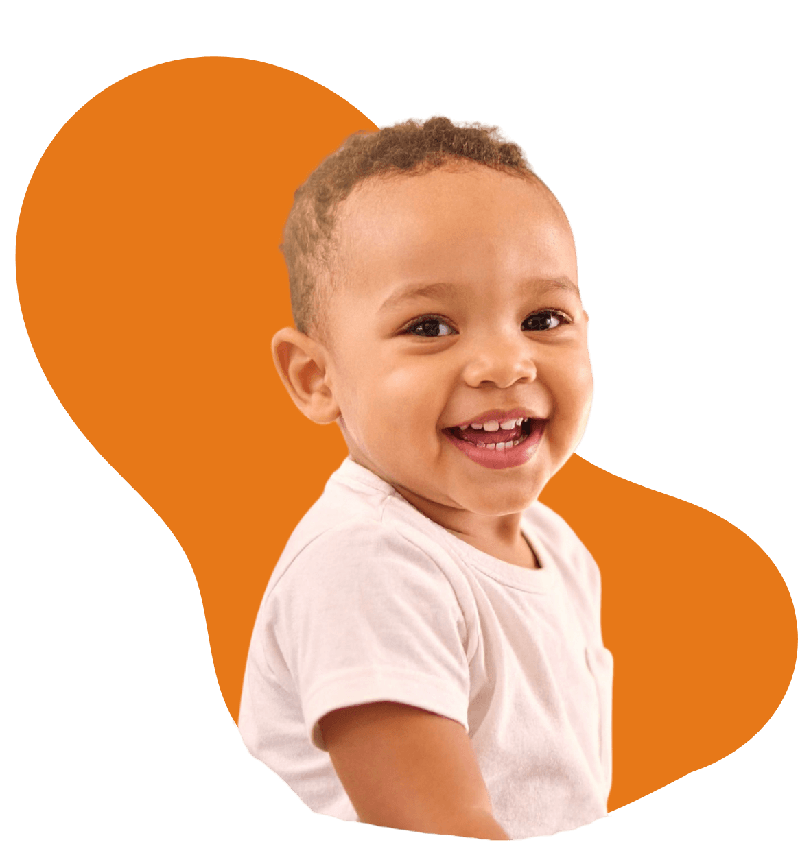 Smiling child at Bow Valley Child Care Center